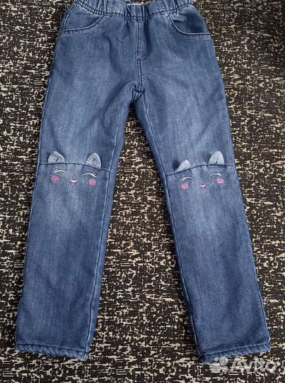 Джинсы для девочки 110