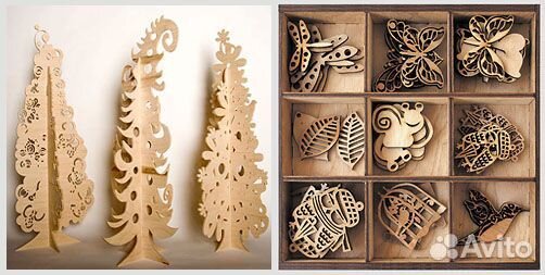 Лазерная резка и гравировка, розница и опт заказы