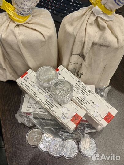 Серебро 3 рубля Победоносец 31,1 грамма