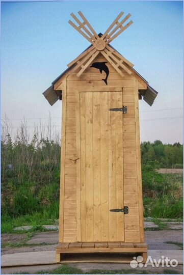 Дачный туалет с дельфином гтф 432