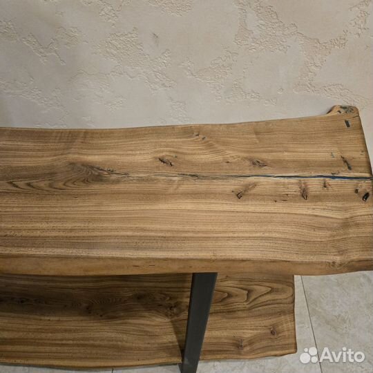 Консоль слэб, живой край