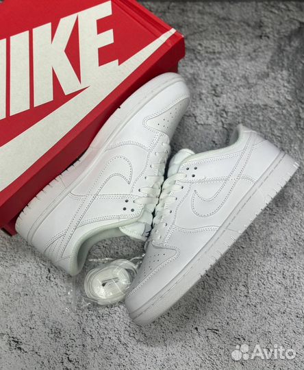 Кроссовки Nike SB Dunk Pro All White