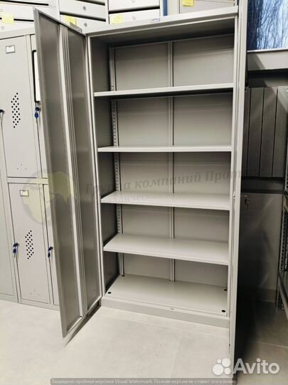 Шкаф металлический офисный с полками