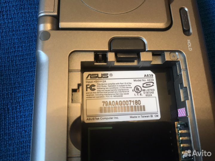 Карманный компьютер asus A 639 CDL