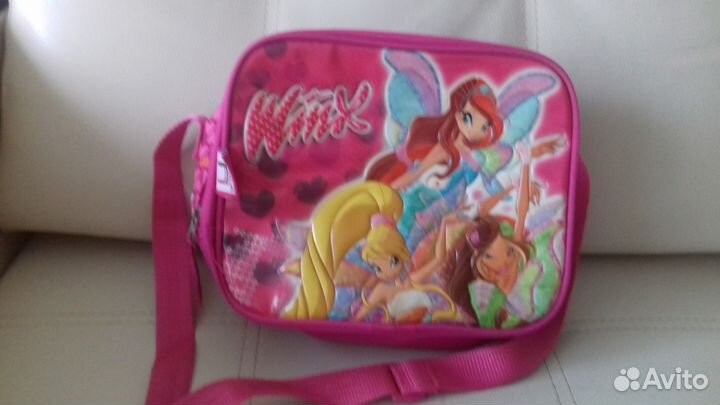 Школьный рюкзак и сумка для обуви Winx