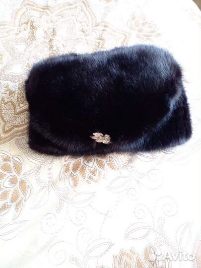 Шапка норковая женская