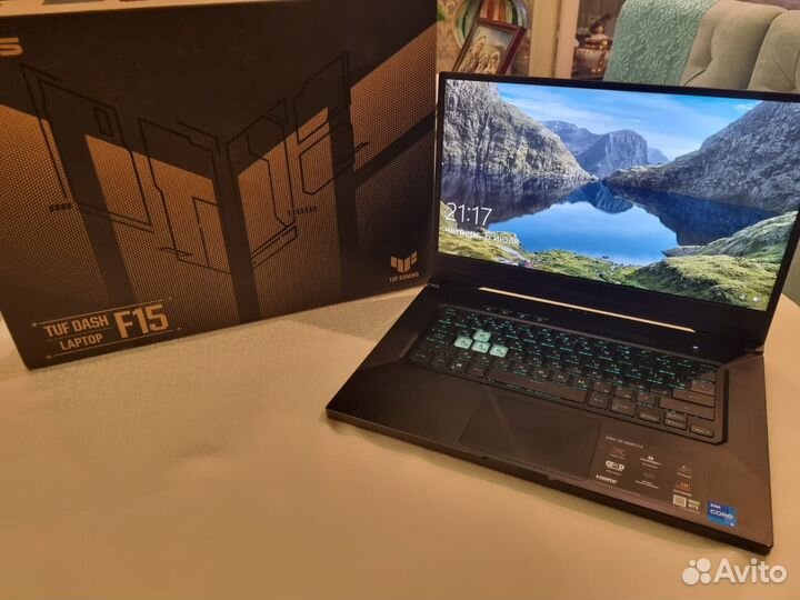Игровой Asus TuF F15 i5 11gen/RTX3060/16gb/512ssd