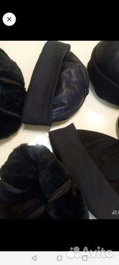 Шапка Новая Кожаная