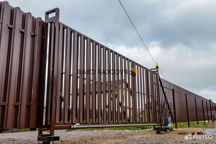 Ворота Сдвижные под ключ