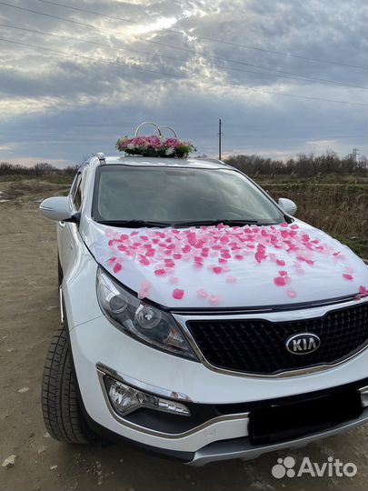 Свадебные украшения на машину