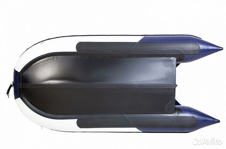 Надувная лодка gladiator D370AL бело/темно-синий