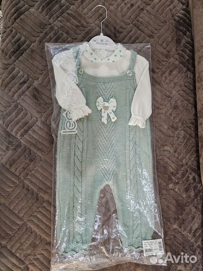 Комбинезон для девочки размер 9-12 месяцев