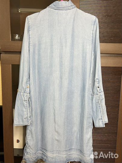 Платье-рубашка mango denim