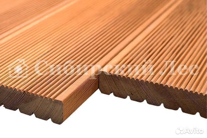 Террасная доска из лиственницы, 28х145, сорт AB