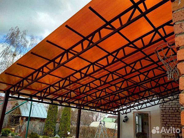 Навесы монтаж