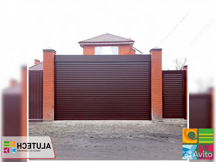 Ворота алютех роллетные