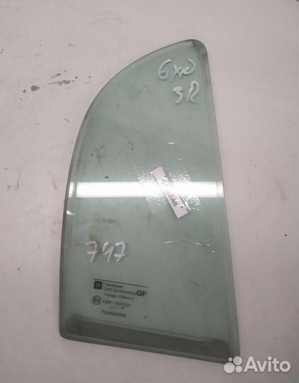 Стекло двери задней левой (форточка) Opel Astra G