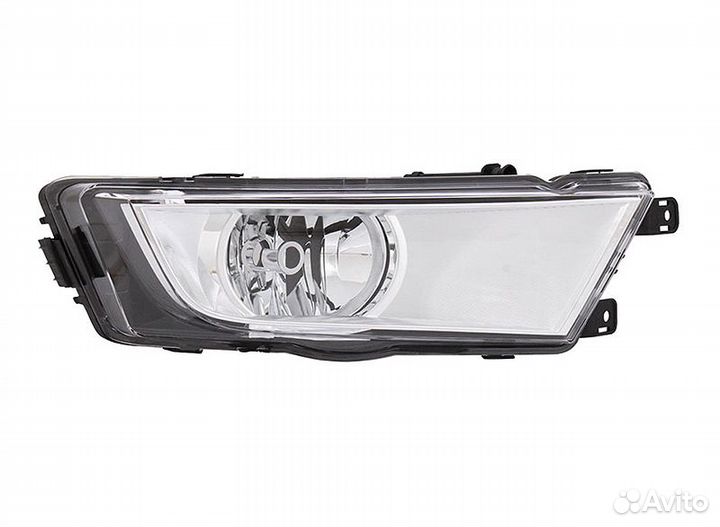 Octavia 13 фара противотум прав внутри (depo) хром (Depo)