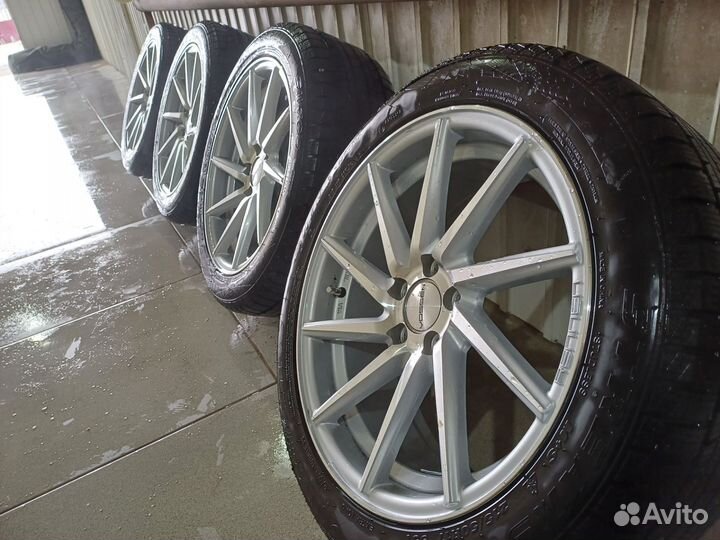 Литье диски R17 5x100 с резиной