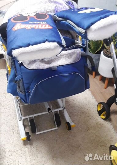 Детские санки коляска бу