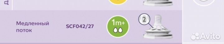 Соска на бутылочку avent