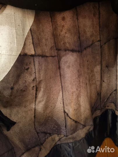 Шуба из нутрии б/у 56