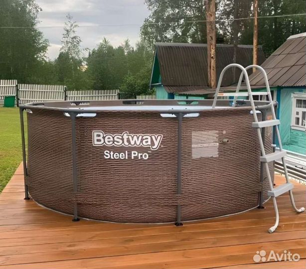 5617R Каркасный бассейн Bestway Ротанг 305х100 см