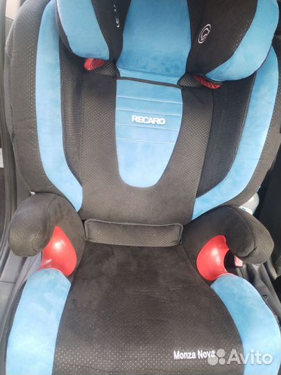 Детское автокресло 15 до 36 кг recaro monza nova