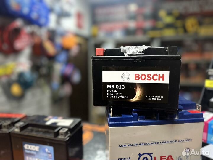 Аккумулятор на мотоцикл 12v Bosch/Exide