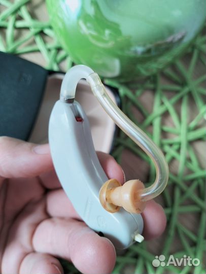 Слуховой аппарат/новый, с вкладышем, советский