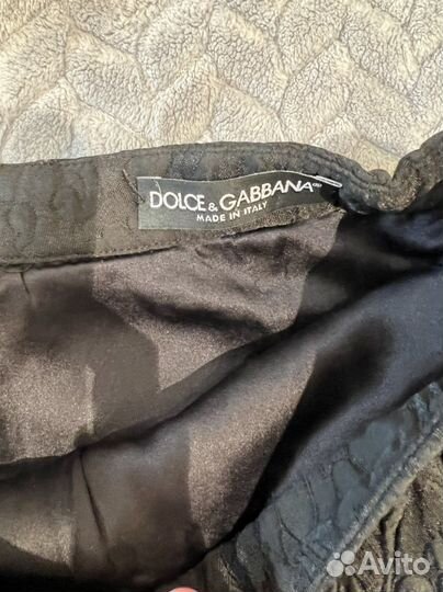 Юбка черная dolce gabbana оригинал