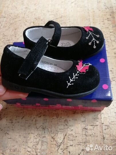 Туфли на девочку 20 размер