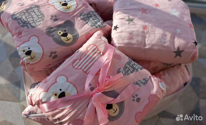 Бортики в детскую кроватку новые