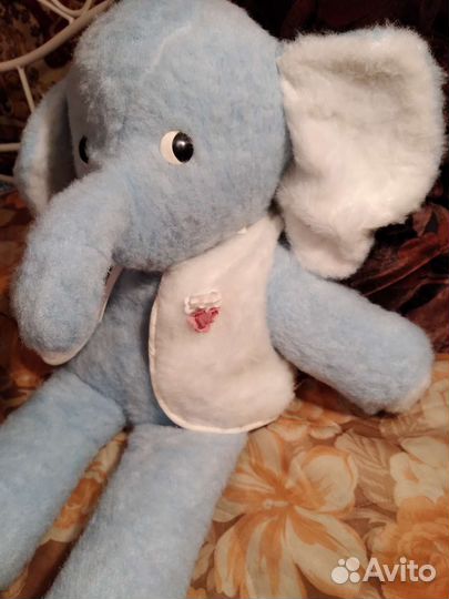 Мягкая новая игрушка Слоник 65 см. из СССР