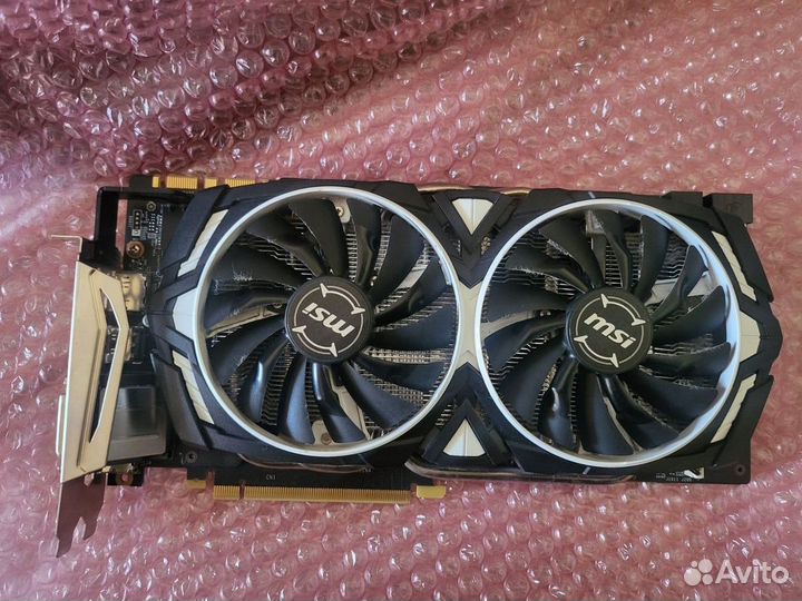 Видеокарта MSI Armor GTX 1070 TI