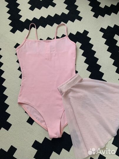 Купальник и юбка для танцев 140