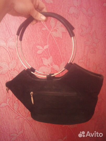 Сумка замшевая натуральная