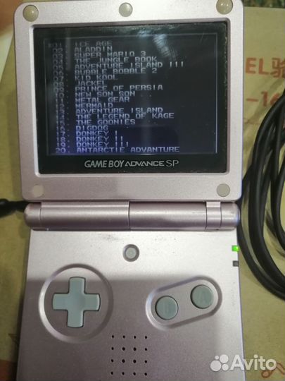 Gameboy advance sp розовый