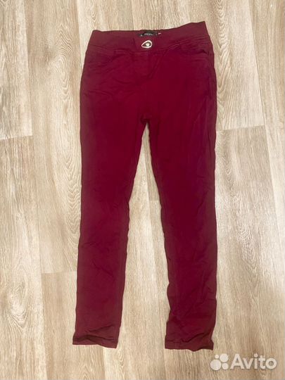 Штаны бордовые женские