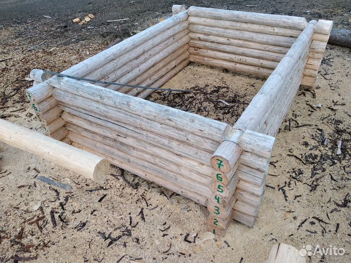 Срубы домов и бань ручной работы, с установкой