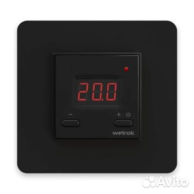 Терморегулятор Welrok st bk, для теплого пола