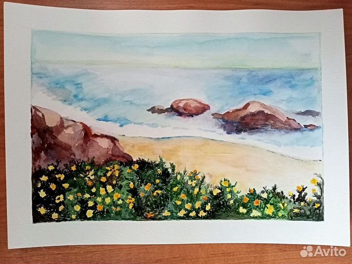 Акварельный пейзаж