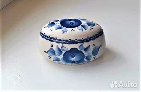 Солонка. Гжель. Авторская. СССР