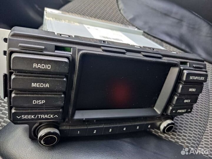 Штатная магнитола на kia rio 4