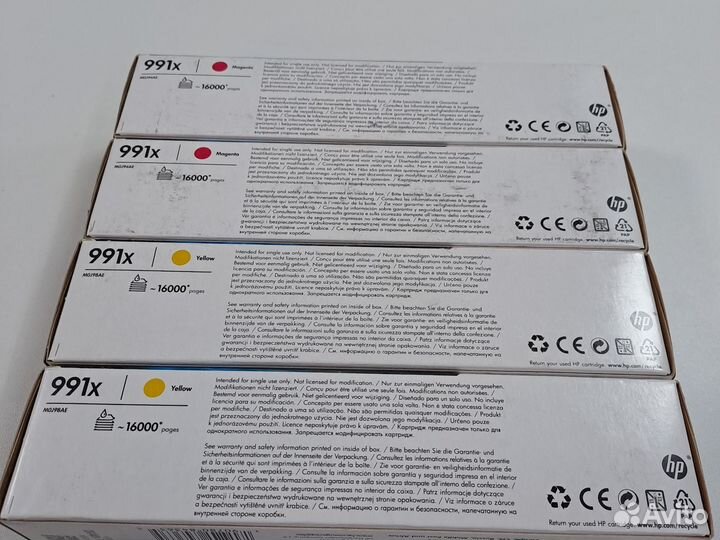 Картридж hp 991x