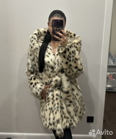 Эко шубка под рысь