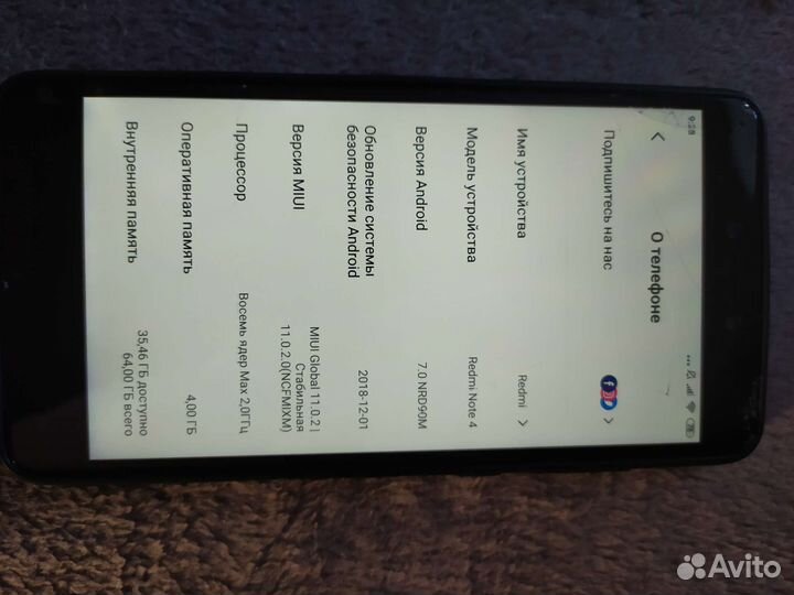 Xiaomi redmi note 4 64gb