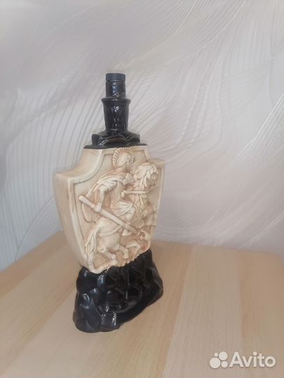 Декоративная бутылка керамическая