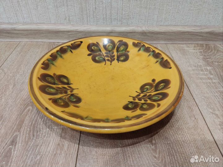 Блюдо фаянсовое, СССР, зик