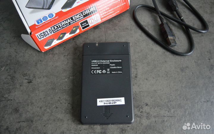 Корпус и кабель для hdd 2.5